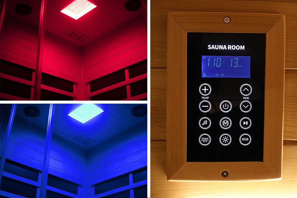 2 Person Far Infrared Sauna Red Cedar