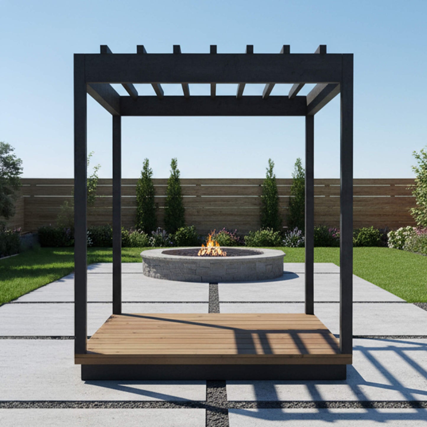 ThermaSol Nordic Misty Outdoor Wellness Pergola