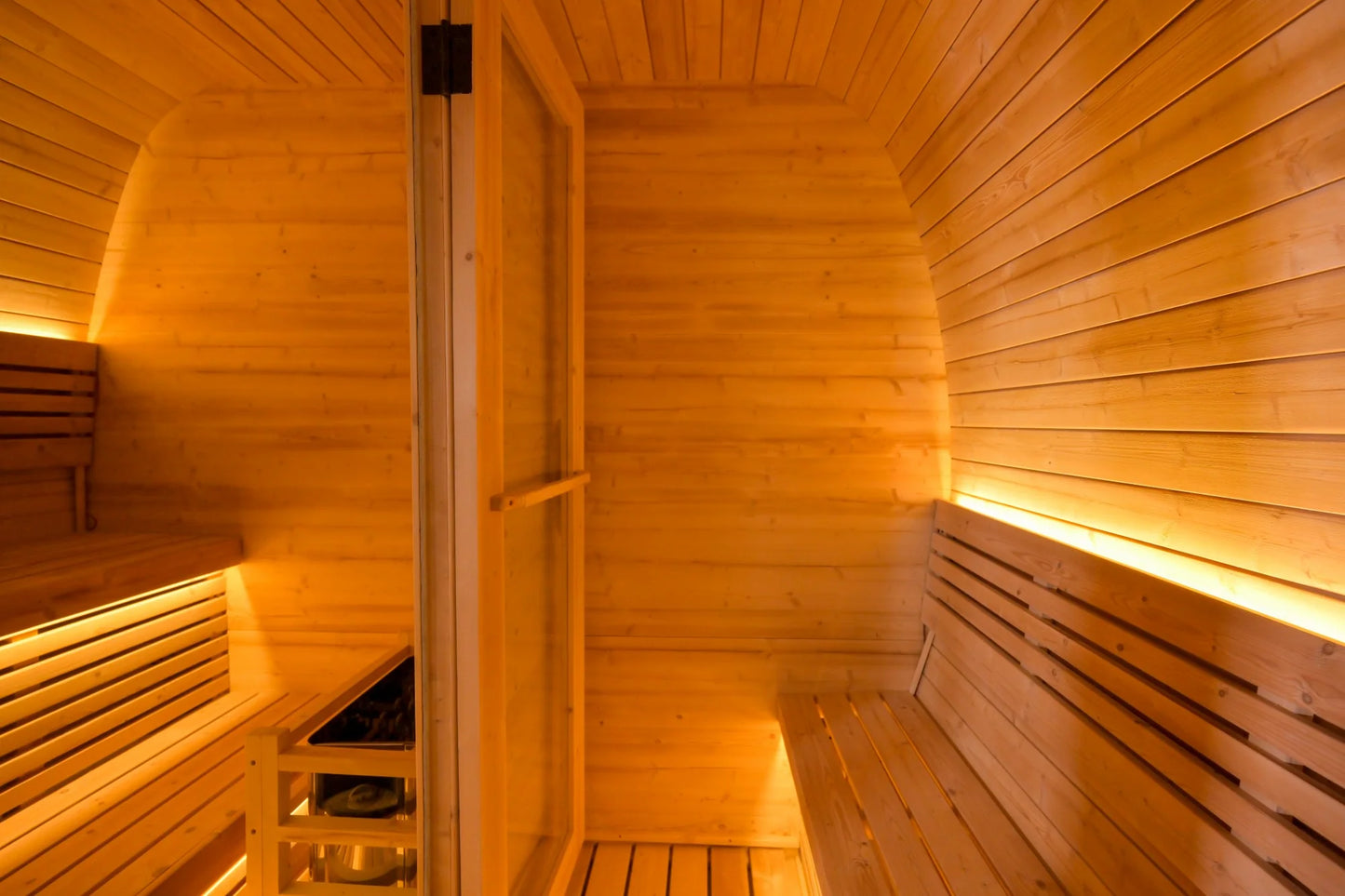 Helius Traditional Outdoor Sauna with Changing Room | 4 Person