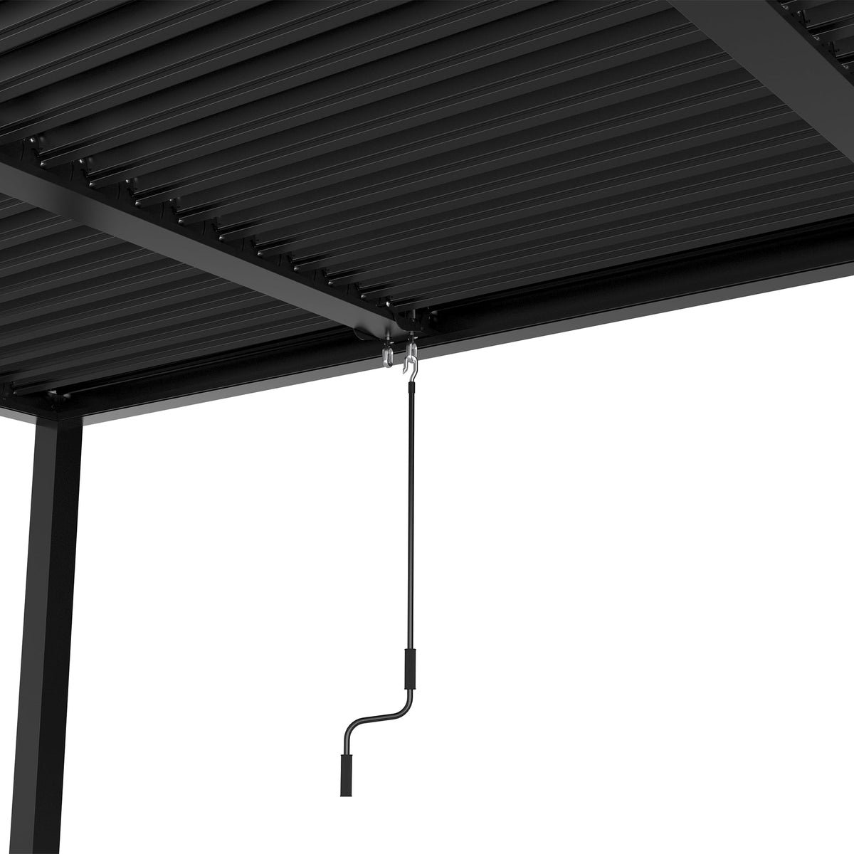 8610J 10' × 19' Premium Aluminum Louvered Pergola