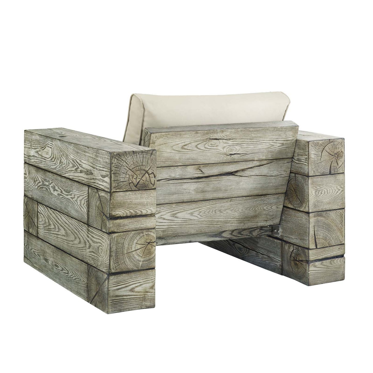 Manteo Rustic Coastal Outdoor Patio Sunbrella¨ 5 Piece Set