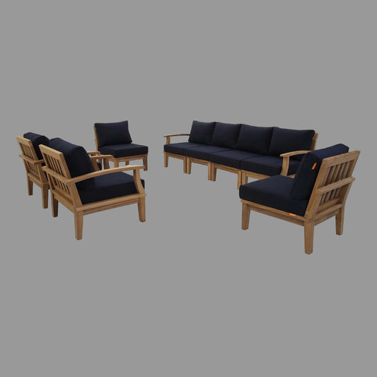 Marina 8 Piece Outdoor Patio Teak Set by Modway