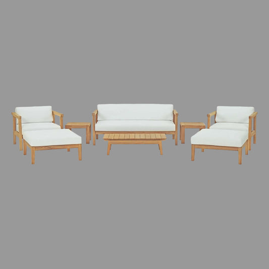 Bayport 8 Piece Outdoor Patio Teak Set by Modway