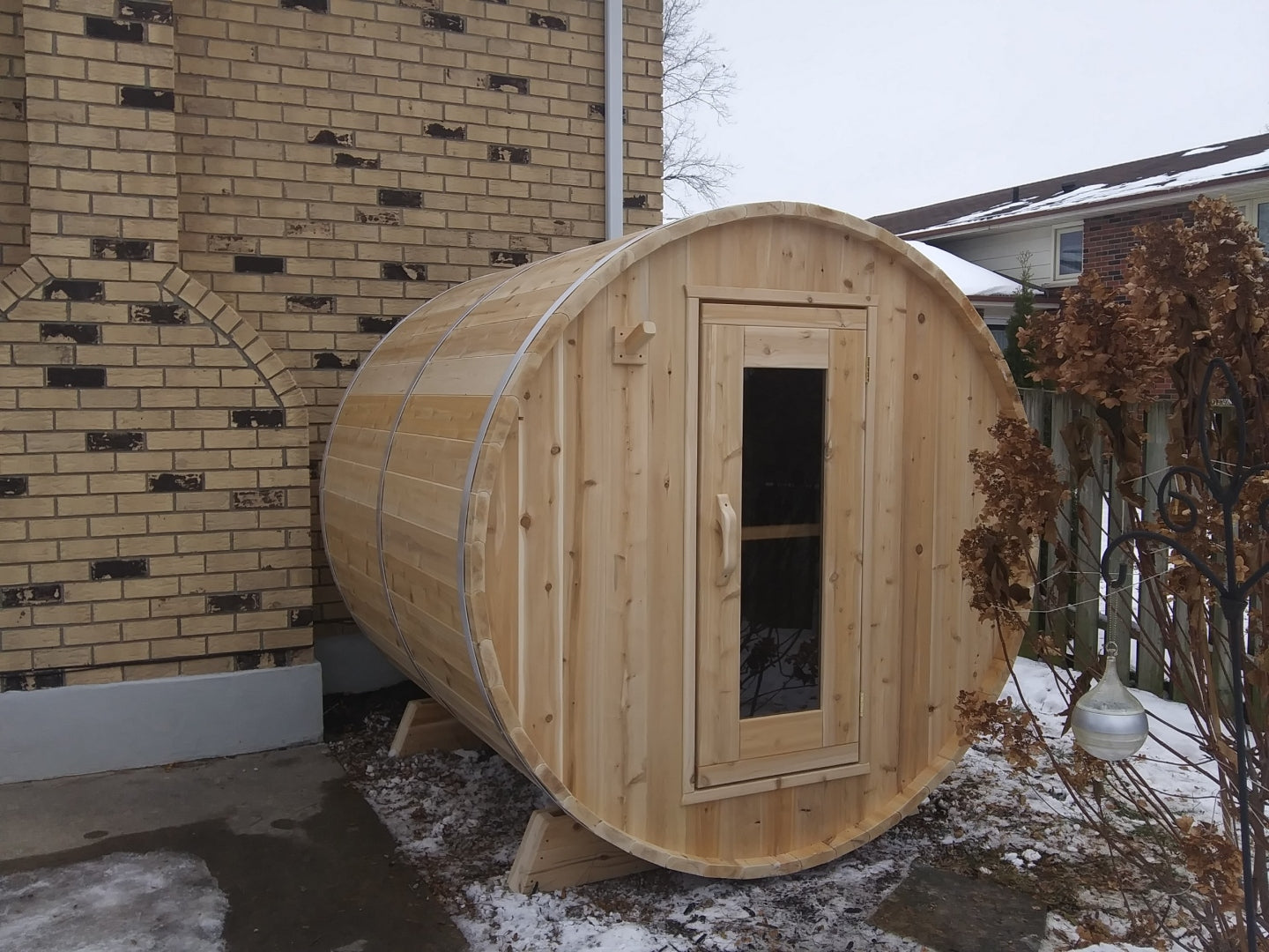 Canadian Timber CT Harmony Barrel Sauna | Outdoor Cedar Sauna