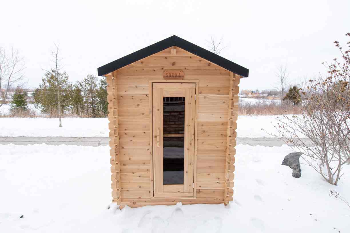 Canadian Timber CT Granby Cabin Outdoor Sauna | Premium Canadian Cedar Outdoor Sauna