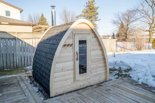 Canadian Timber CT Mini POD Outdoor Sauna | Premium Canadian Cedar Sauna