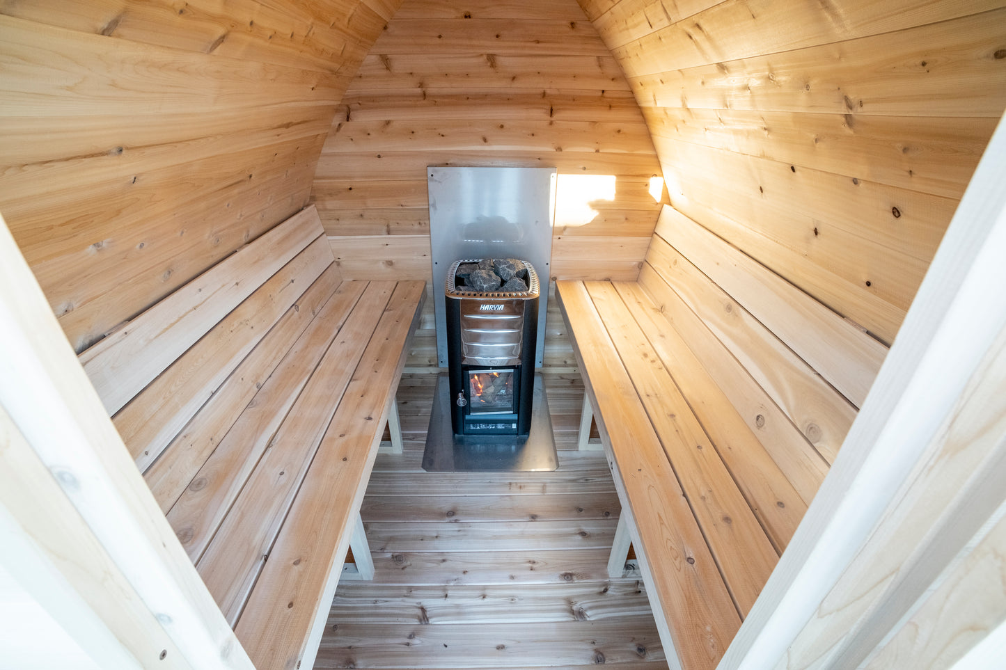 Canadian Timber CT Mini POD Outdoor Sauna | Premium Canadian Cedar Sauna