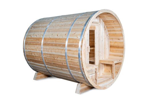 Canadian Timber CT Serenity Barrel Sauna | Premium Canadian Cedar Outdoor Sauna