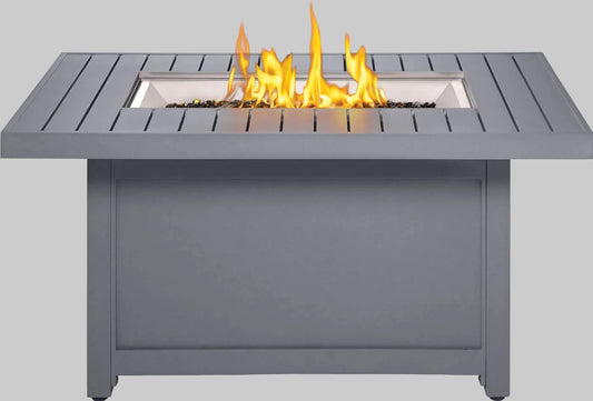 Patioflame Table - Patio Elegance Hamptons Rectangle Fire Table