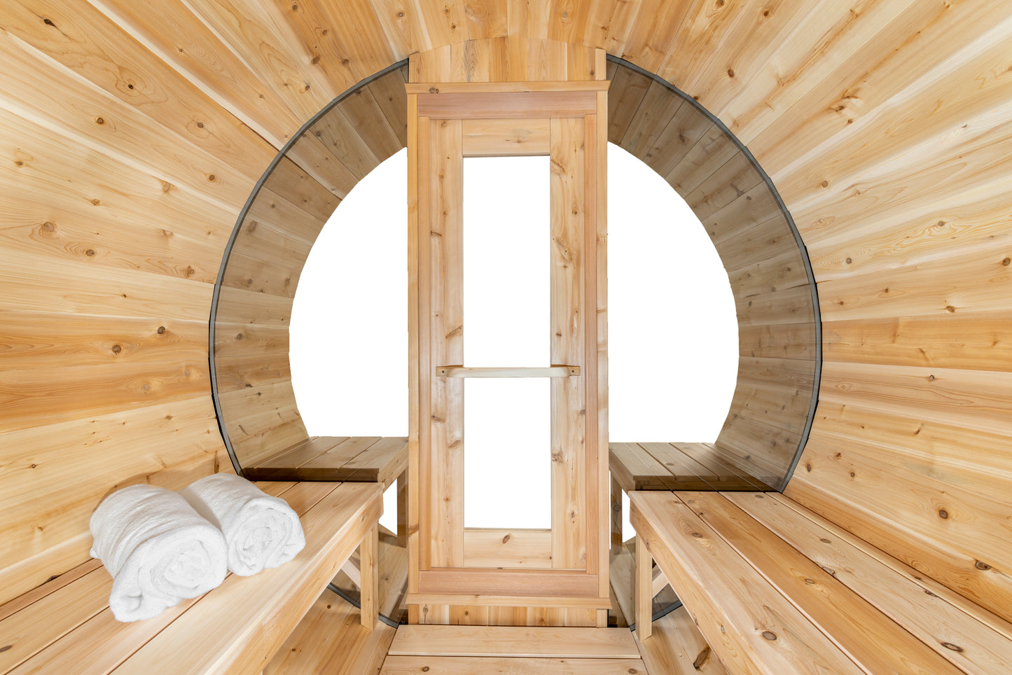 Canadian Timber CT Harmony Barrel Sauna | Outdoor Cedar Sauna