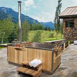Canadian Timber Starlight Wood-Fired Hot Tub | Premium Canadian Cedar Hot Tub