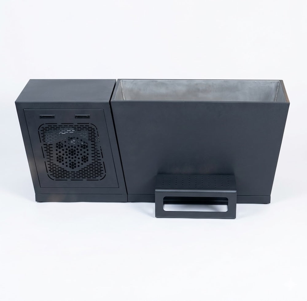 Ice Bath USA Black Rectangular Ice Bath Pro Series with Integrated Water Chiller