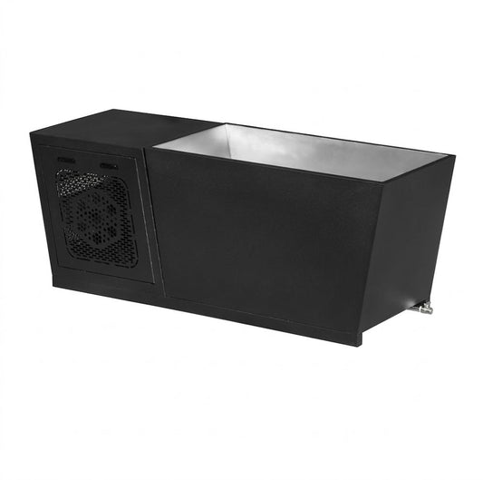 Ice Bath USA Black Rectangular Ice Bath Pro Series with Integrated Water Chiller