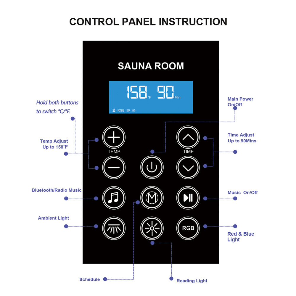 2 Person Far Infrared Sauna