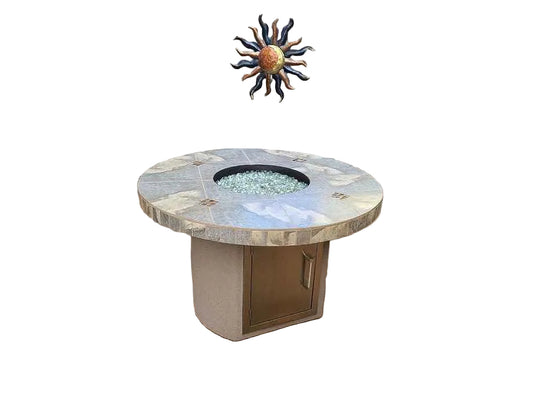 Bahama Round Dining Fire Table – 35,000 BTU