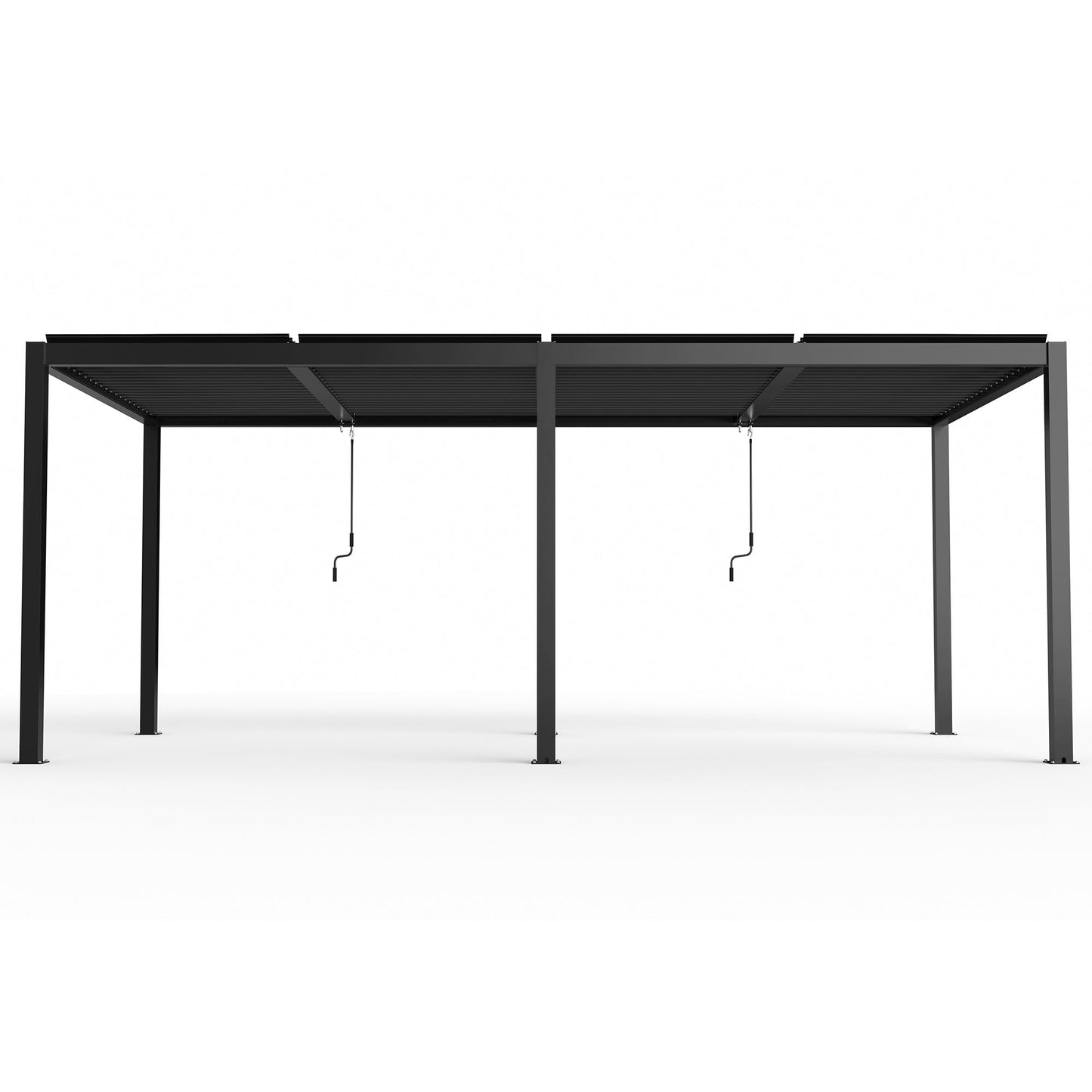 8610J 10' × 19' Premium Aluminum Louvered Pergola