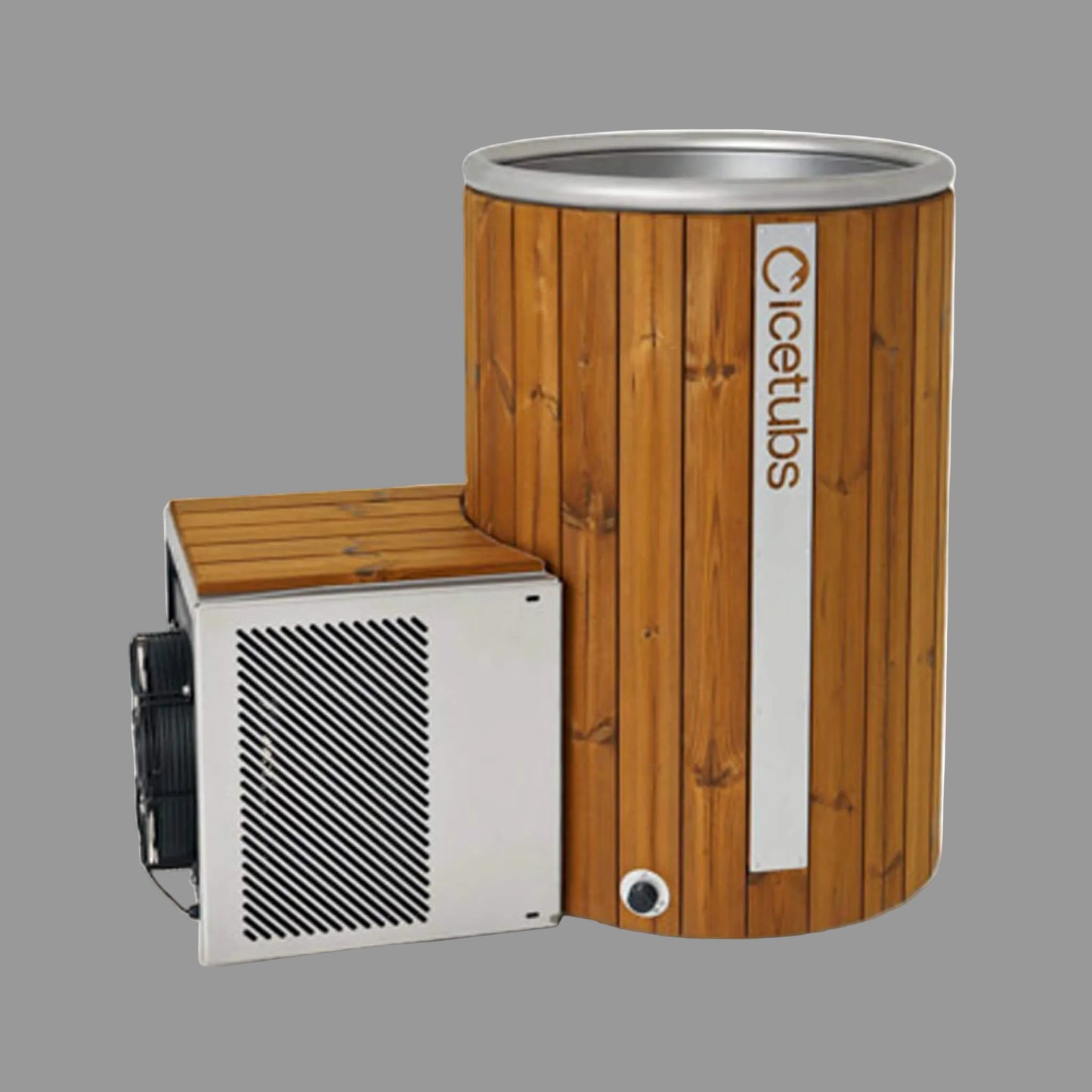 Icetubs IceBarrel Thermowood And Fiberglass Cold Plunge Immersion Tub (SAK68129)