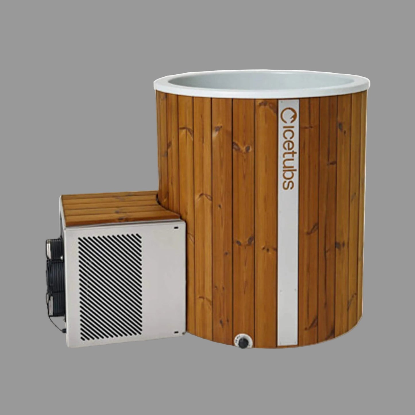 Icetubs IceBarrel XL Thermowood And Fiberglass Cold Plunge Immersion Tub (SAK35418)