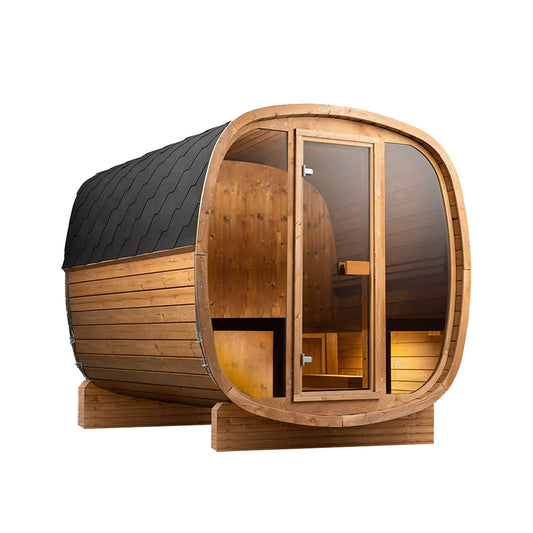 Orivon Auris Two Luxury Outdoor Cedar Sauna | 3–4 Person