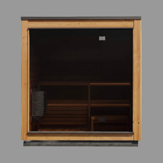 ThermaSol Nordic Dawn 4-Person Fully-Assembled Outdoor Sauna Cabin [Made-To-Order] [14-KIR-4555] (SAK82057)
